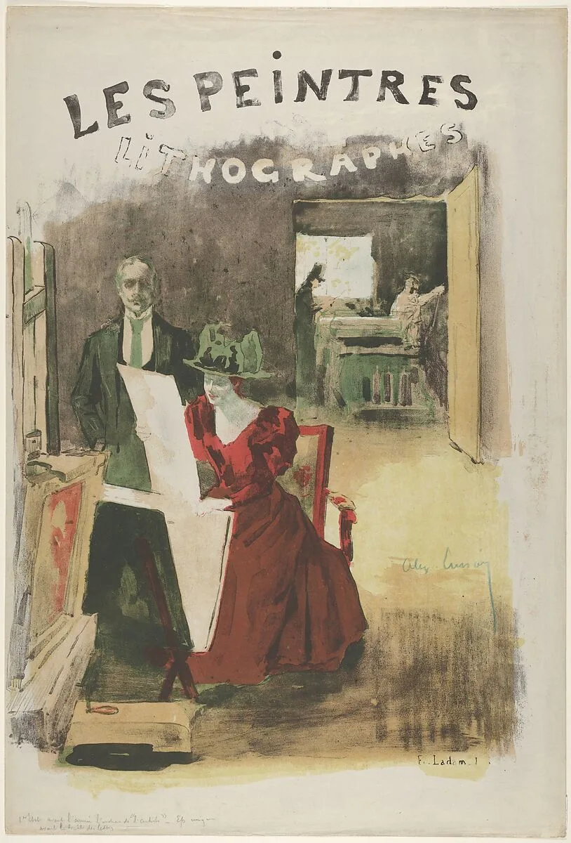 Cover for Les Peintres Lithographes — Alexandre Lunois