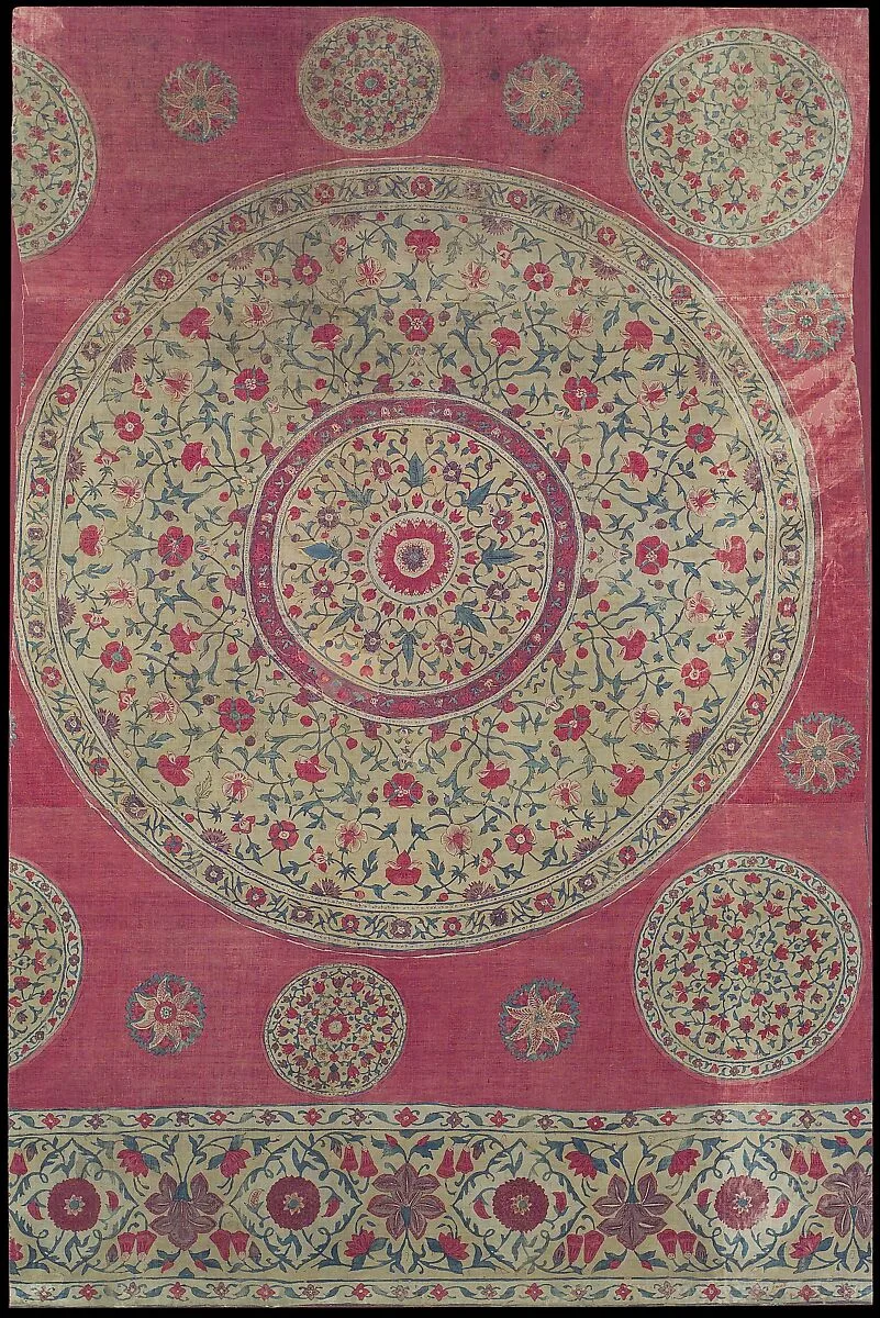 Panel of a Tent Lining — Unknown