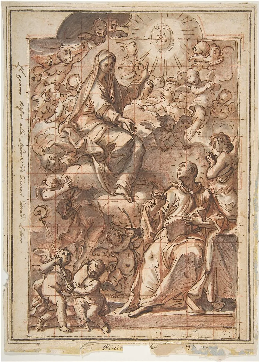 The Virgin Appearing to St. Bernard of Clairvaux — Niccolò Ricciolini