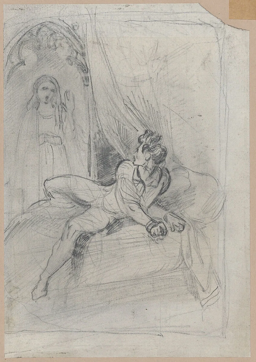 Man and Apparition — Theodor Richard Edward von Holst