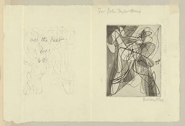 Greeting Card for 1944–45 — Stanley William Hayter