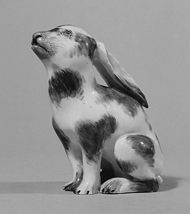 Ewer with cover in the shape of a rabbit — Unknown