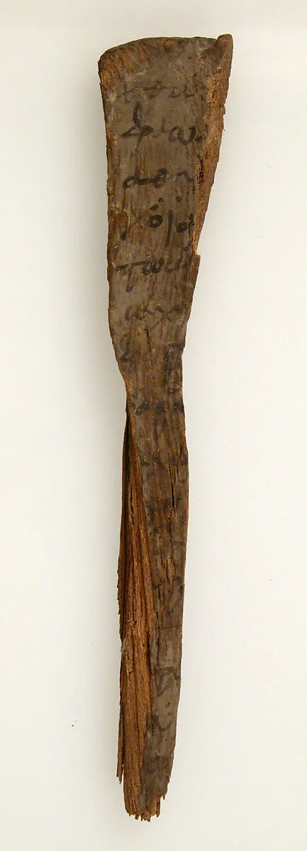 Ostrakon with a List of Coptic Months — Unknown
