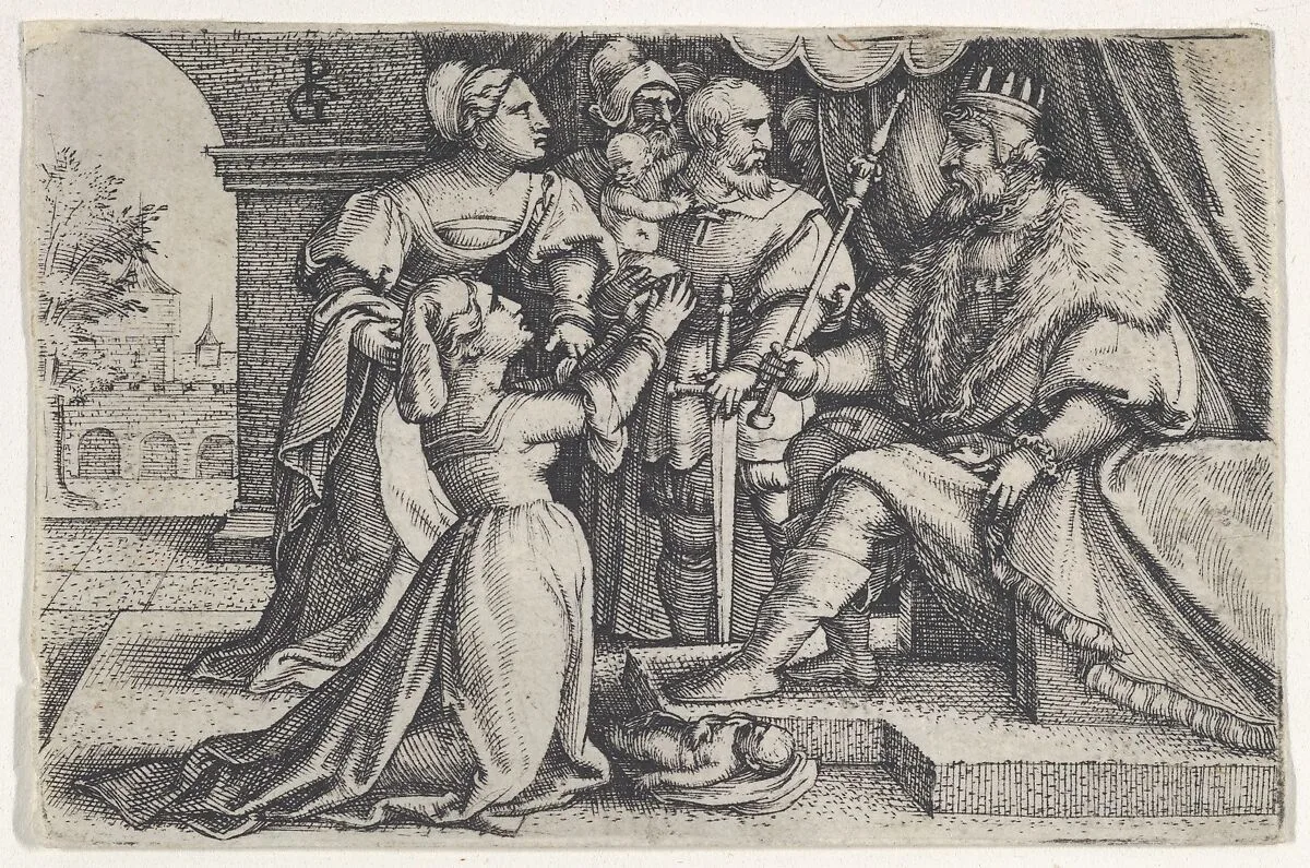 The Judgment of Solomon — Georg Pencz