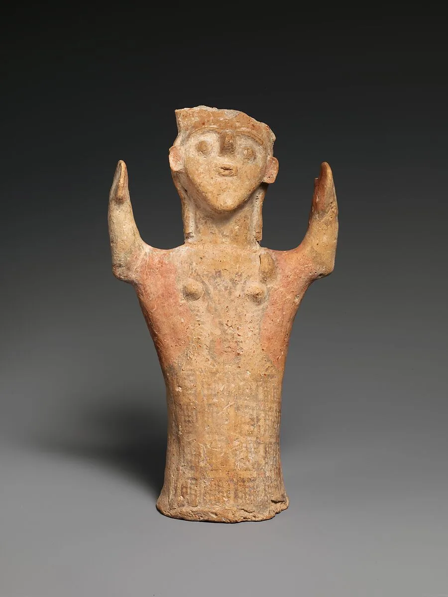 Terracotta female figure — Unknown