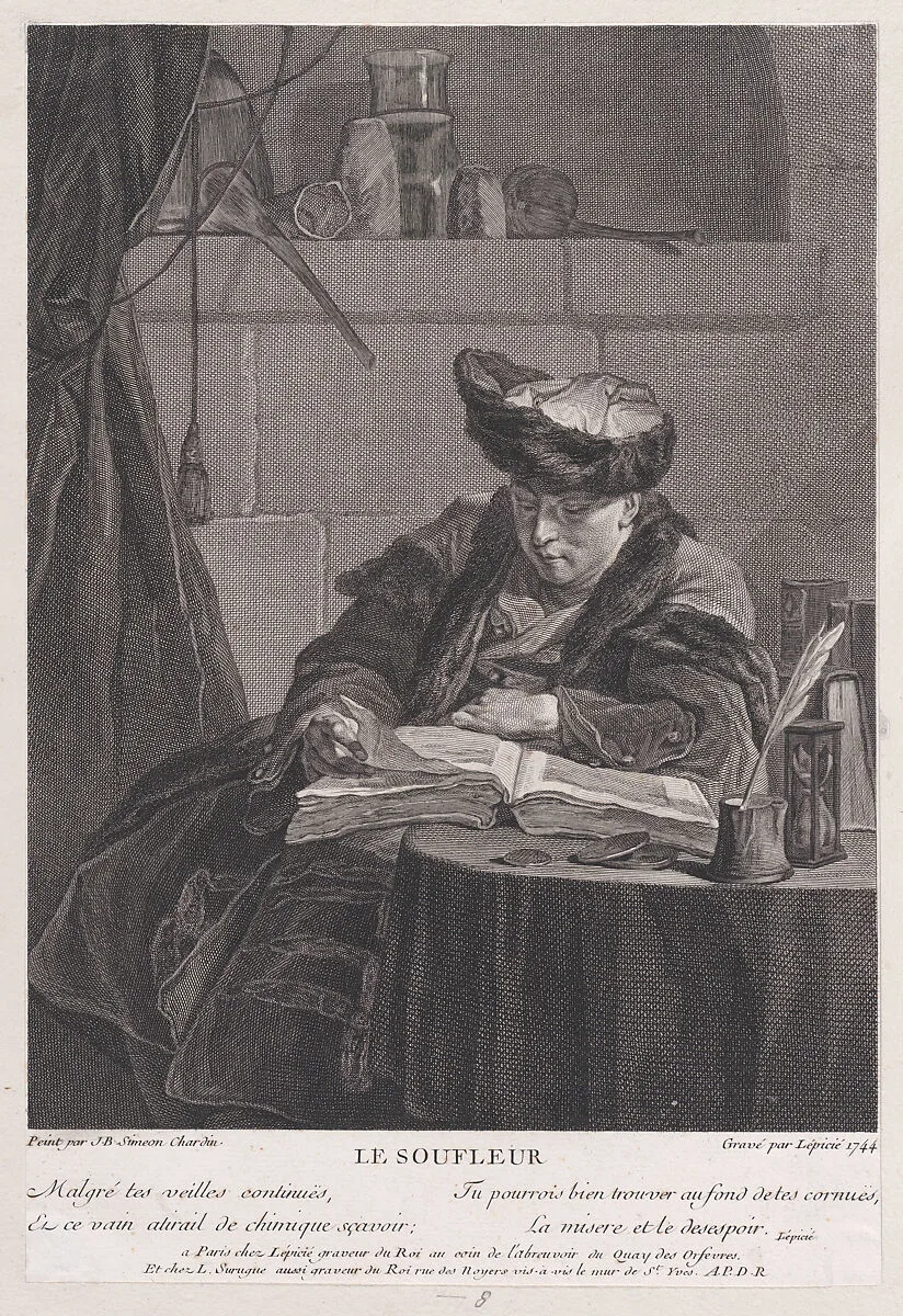 The Philosopher — Jean Siméon Chardin|Bernard Lepicié|Bernard Lepicié
