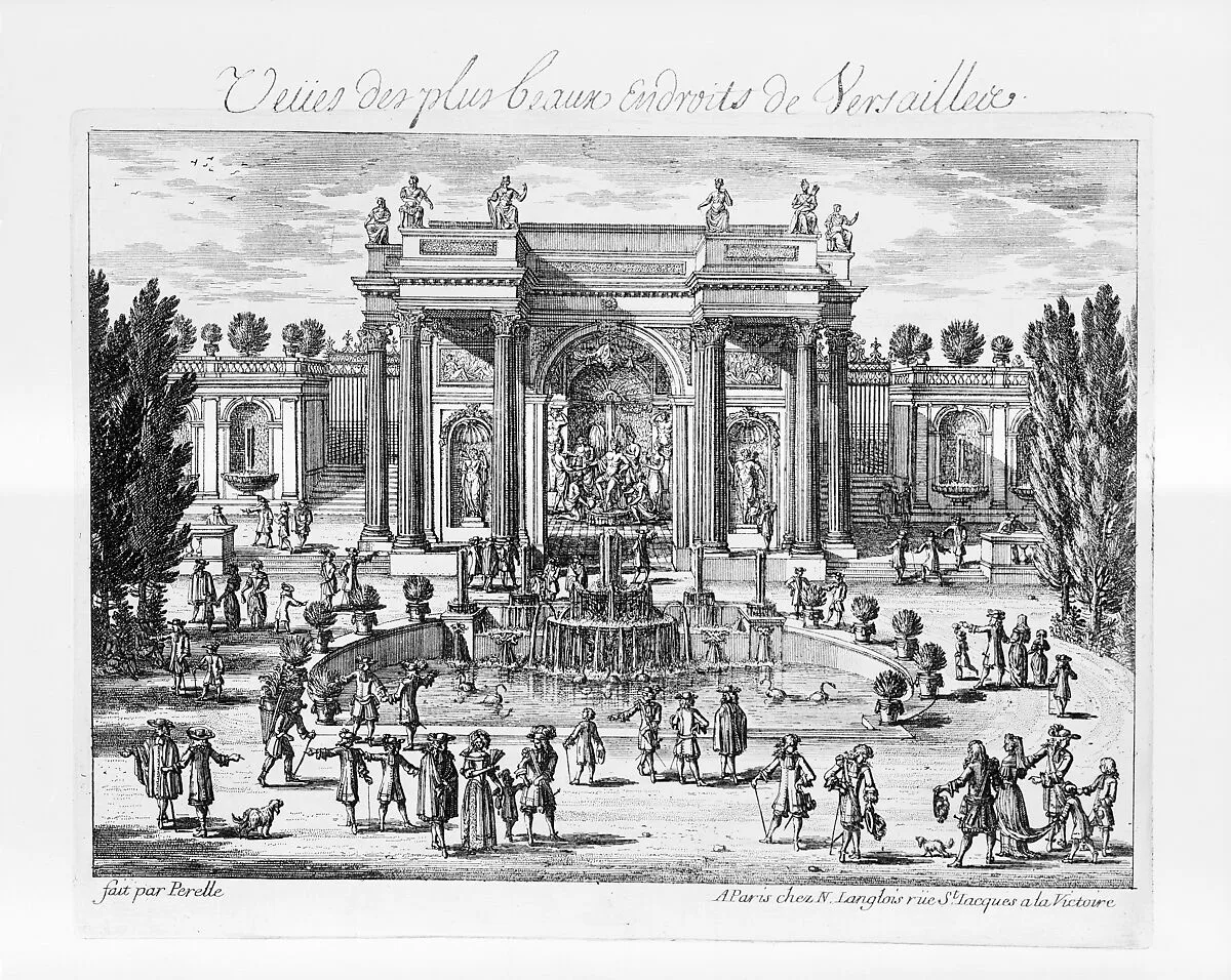 Veues des Plus Beaux Lieux de France et d'Italie & Les Places, Portes, Fontaines de Paris & Veue de Rome et des Environs — Israel Silvestre|Adam Perelle|Nicolas Langlois