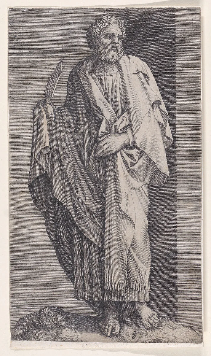 St. Bartholomew, from Christ and the Apostles — Lambert Suavius|Lambert Lombard|Jakob Andreas Fridrich the Elder