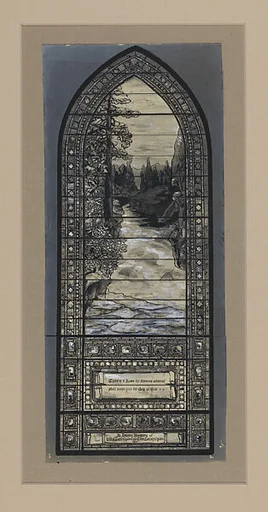 River of Life landscape window design