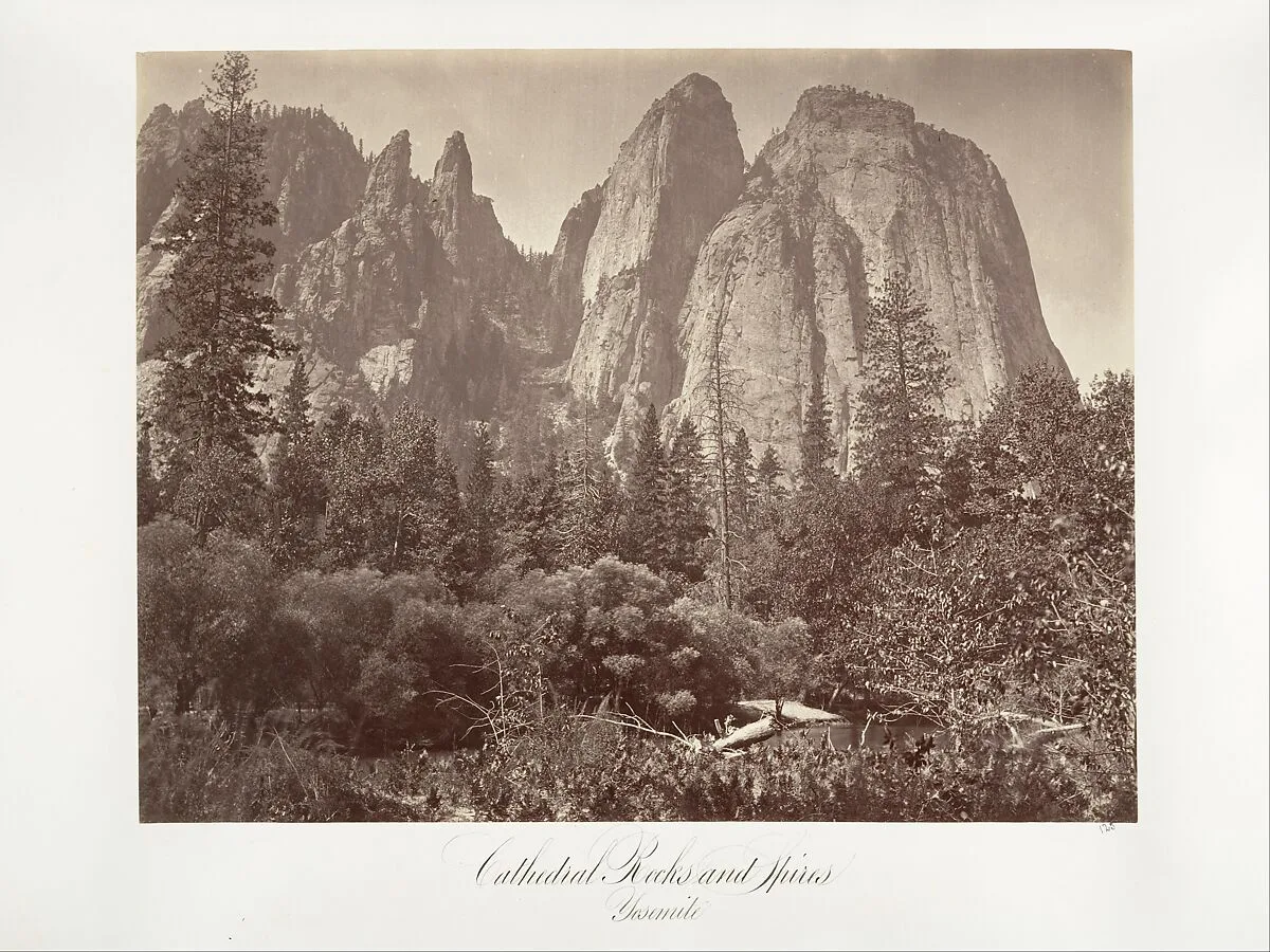 Cathedral Rocks and Spires — Carleton E. Watkins