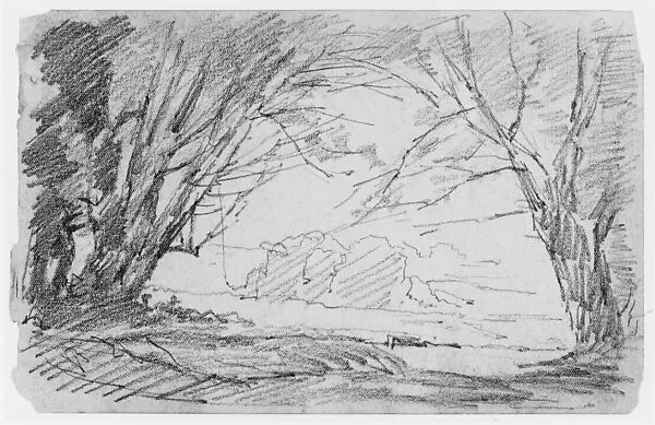 Landscape (from Sketchbook) — Thomas Moran