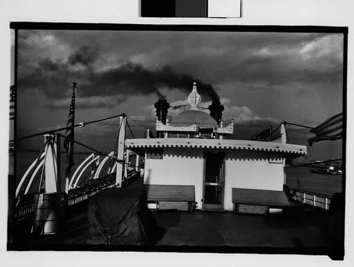 [Upper Deck of Steamboat "Capitol", New Orleans, Louisiana]