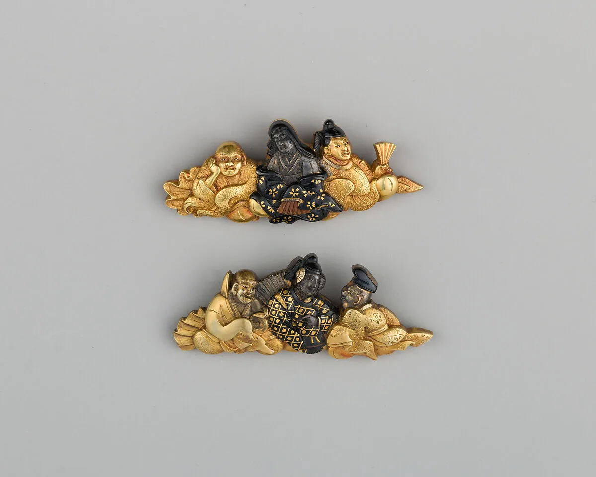Pair of Sword-Grip Ornaments (Menuki) — Unknown