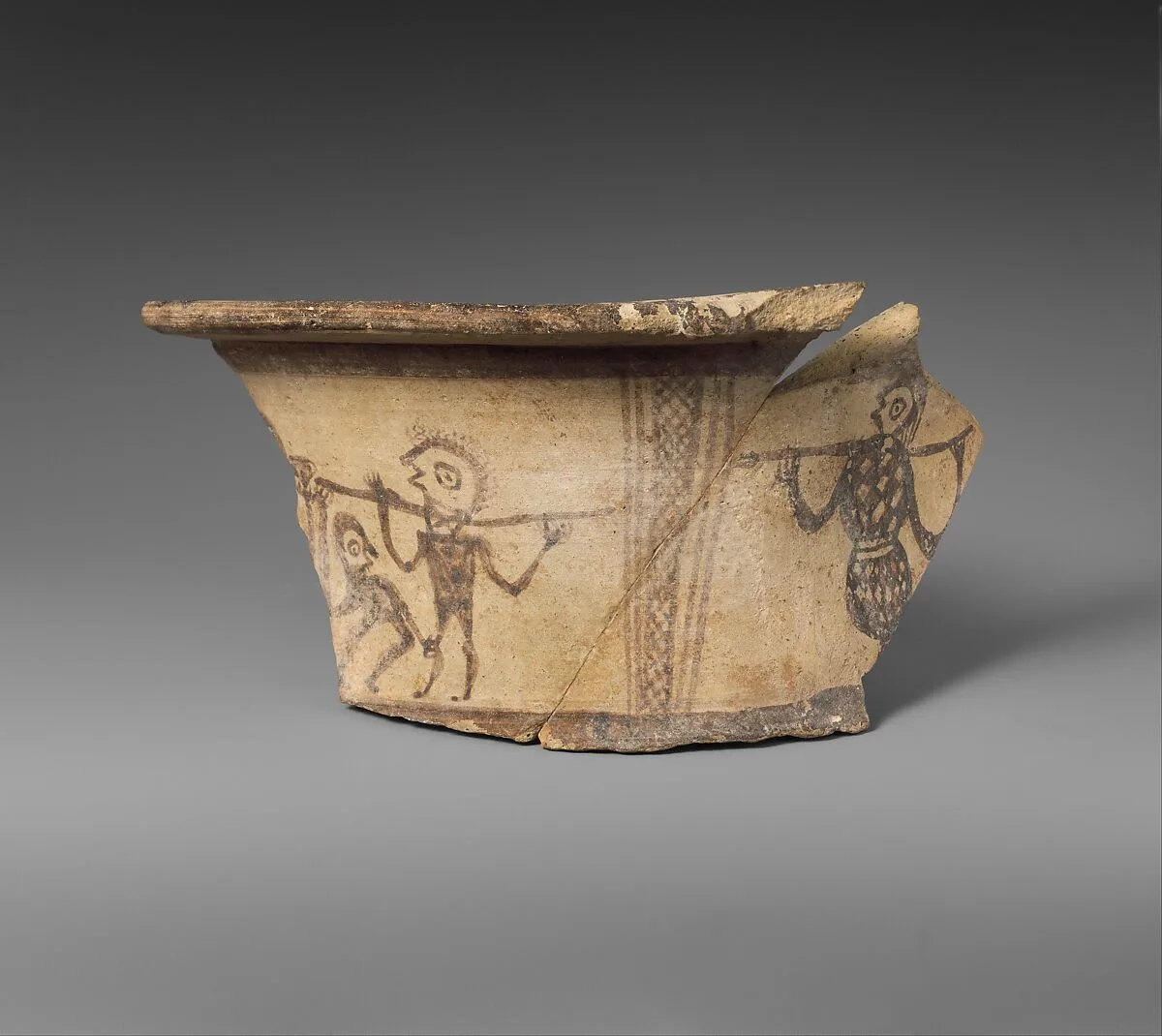 Fragment from the neck of a terracotta amphora — Unknown