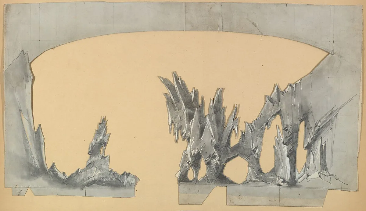 Design for a Stage Set — Eugène Cicéri