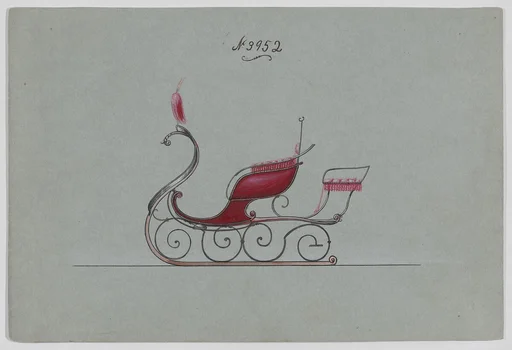 Design for Rumble Sleigh, no. 3952