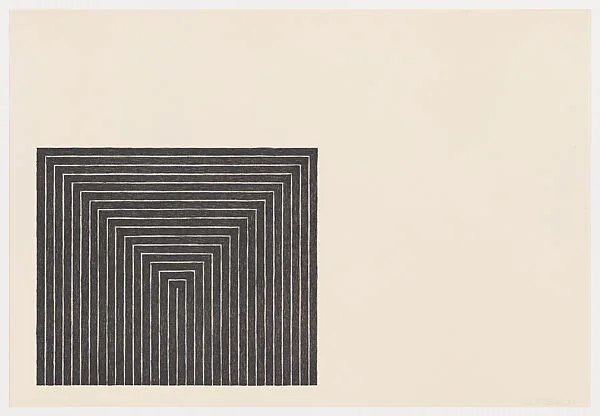 Getty Tomb, from "Black Series I" — Frank Stella|Gemini G.E.L.