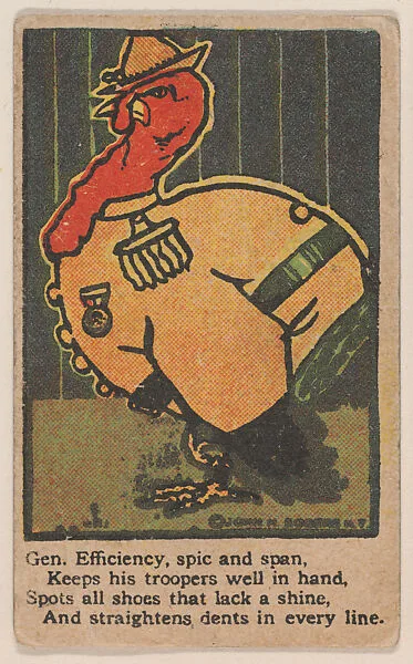 Gen. Efficiency from Eggers comic cards (W607) — Unknown