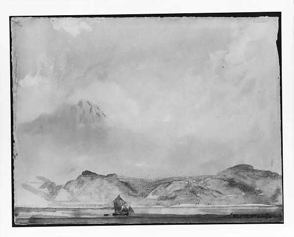 Coast Scene with Boat — Arthur B. Davies