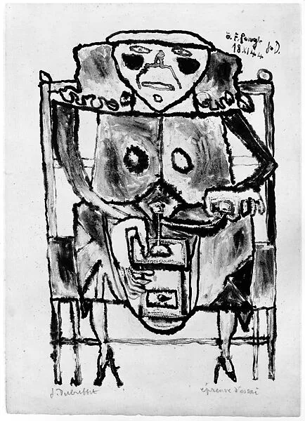 The Coffee Grinder — Jean Dubuffet