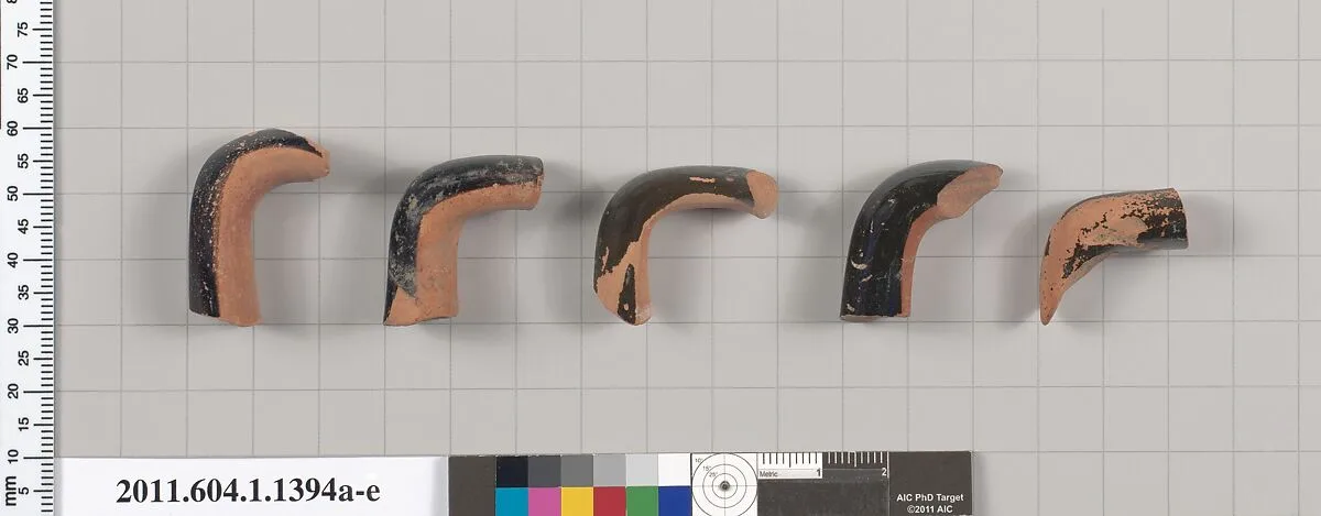 Terracotta fragments of kylikes (drinking cups) — Unknown