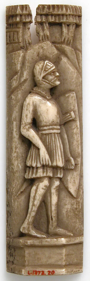 Panel with Armored Soldier — Unknown
