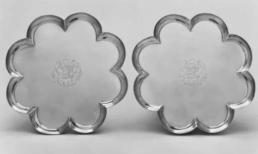 Pair of salvers