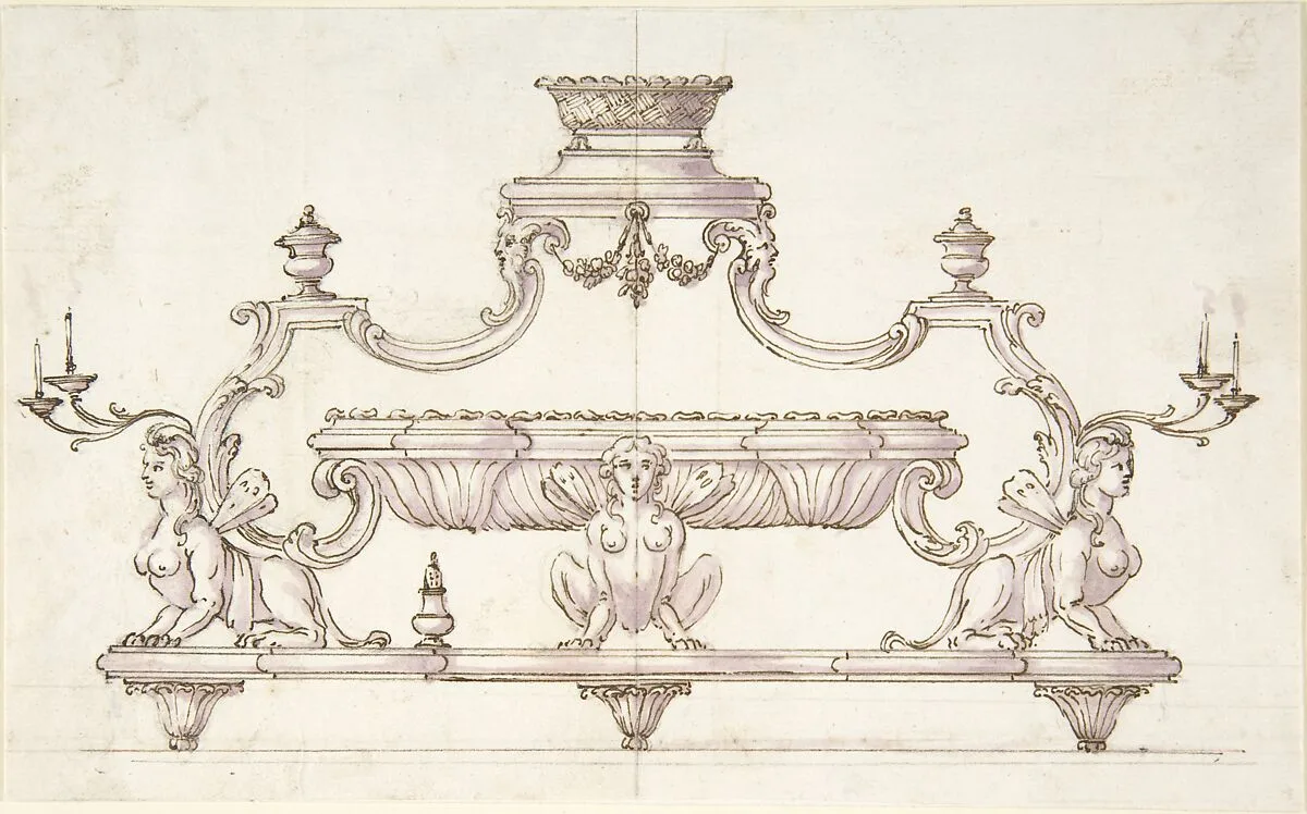 Design for a Centerpiece — Anonymous, 18th century