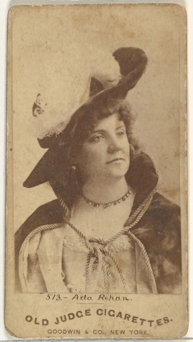 Ada Rehan, from the Actors and Actresses series (N171) for Old Judge Cigarettes — Goodwin & Company