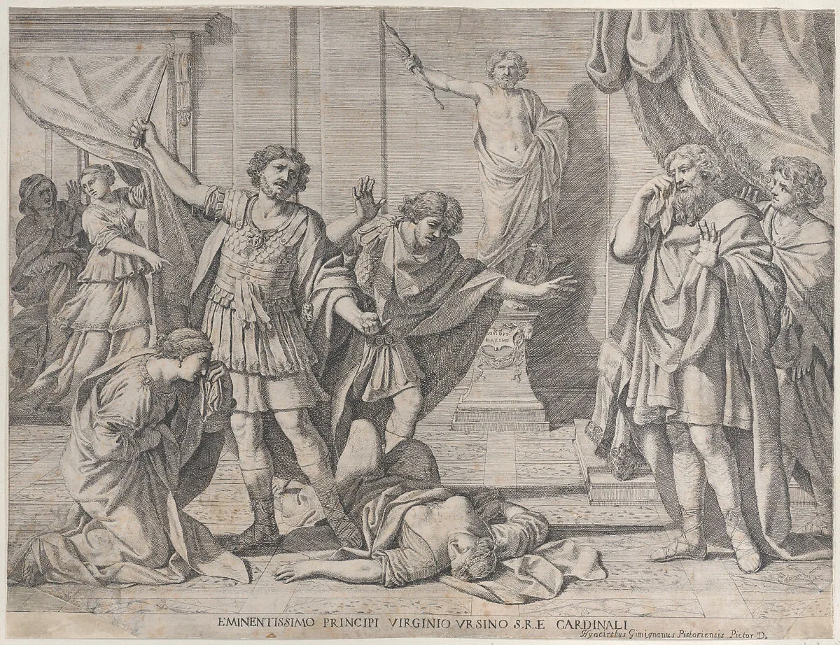 The Death of Virginia — Giacinto Gimignani