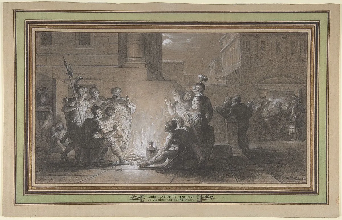 The Denial of Saint Peter — Louis Lafitte