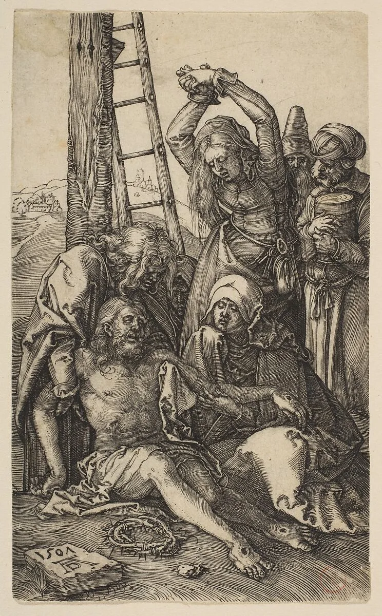 The Lamentation, from "The Passion" — Albrecht Dürer