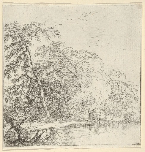 Landscape with a herdsmen