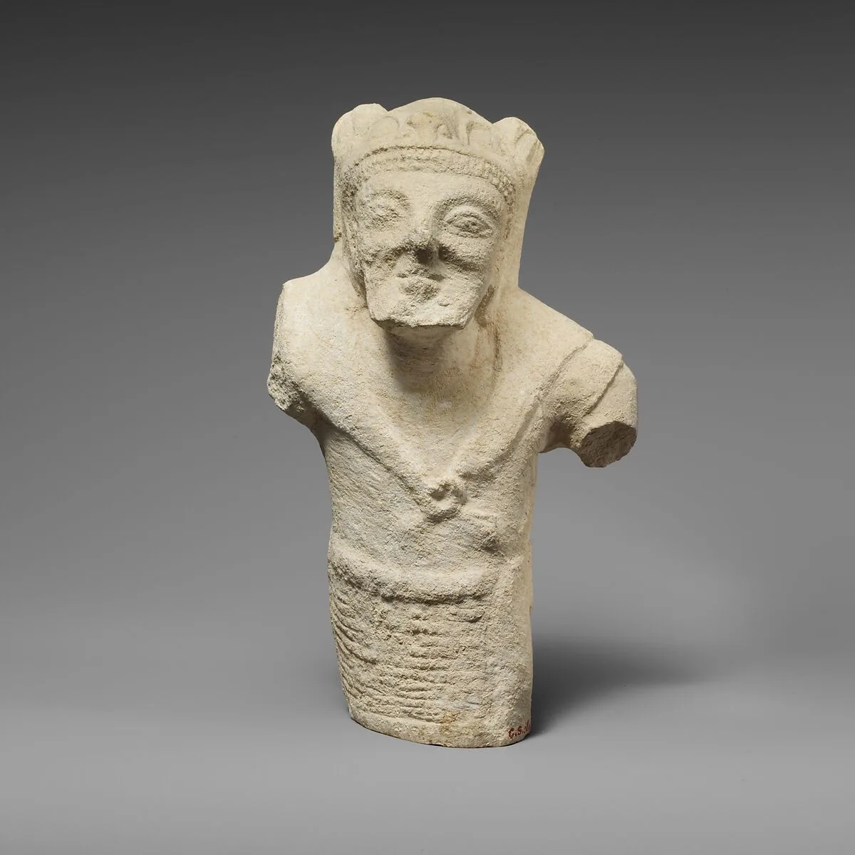 Limestone statuette of bearded Herakles — Unknown