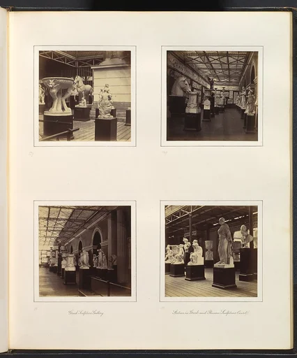 [Sculptures in Roman Court; Sacrificial Altar; Greek Sculpture Gallery; Statues in Greek and Roman Sculpture Court]