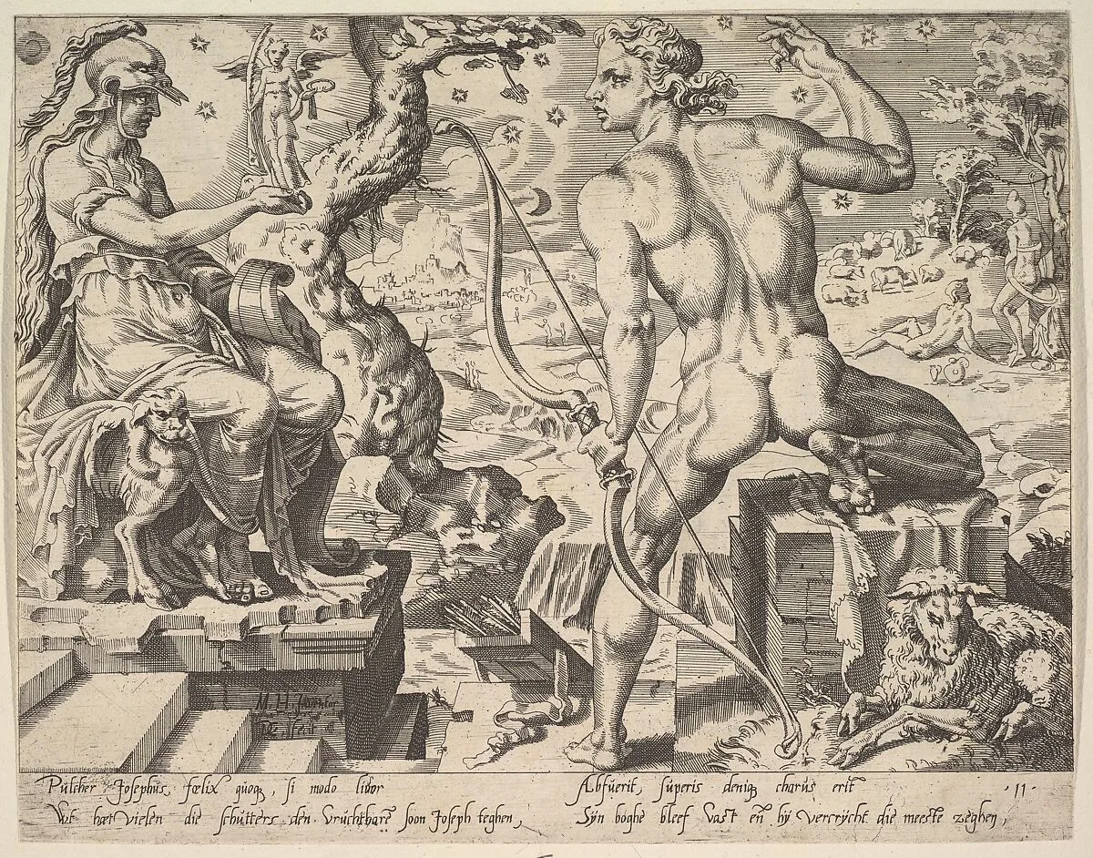Joseph, from the series "The Twelve Patriarchs" — Maarten van Heemskerck|Dirck Volckertsz Coornhert