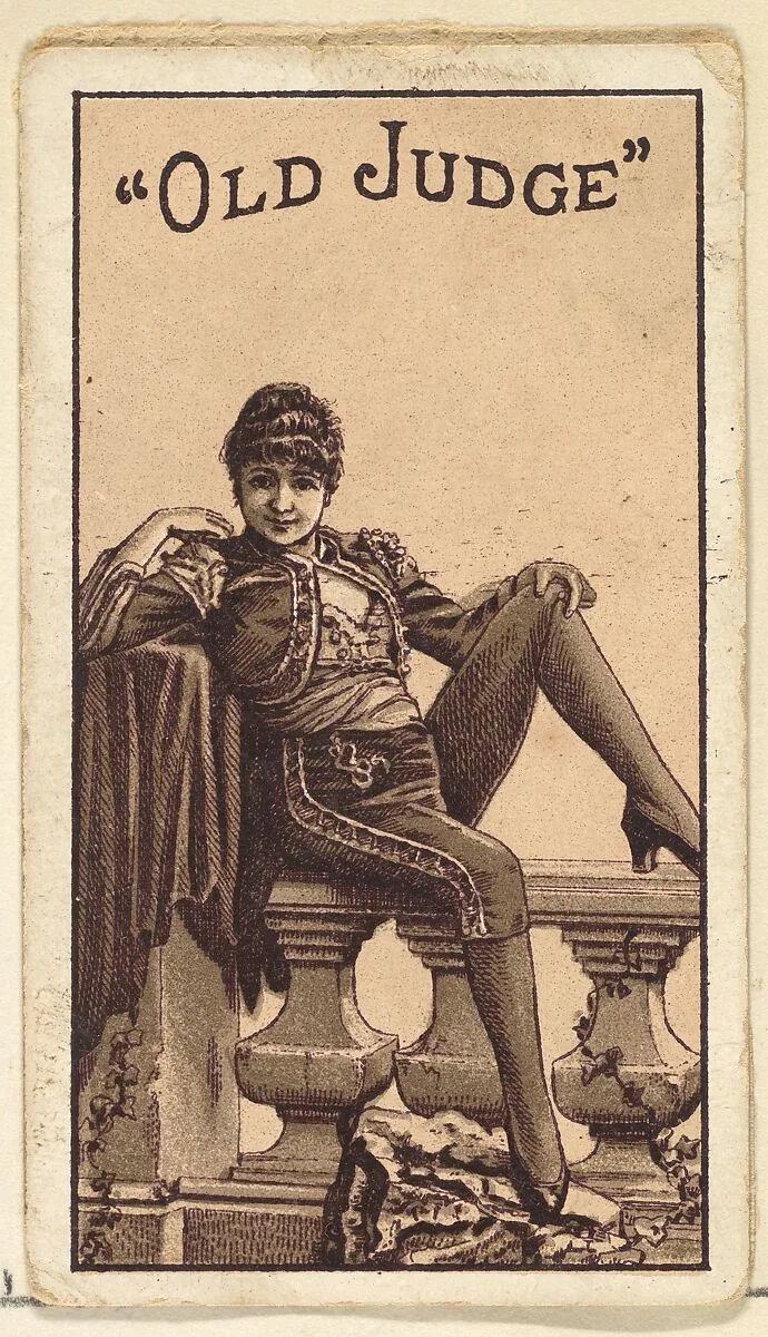 Actress from the Old Judge series (N167) for Old Judge Cigarettes — Goodwin & Company|Giles Lithographic Company