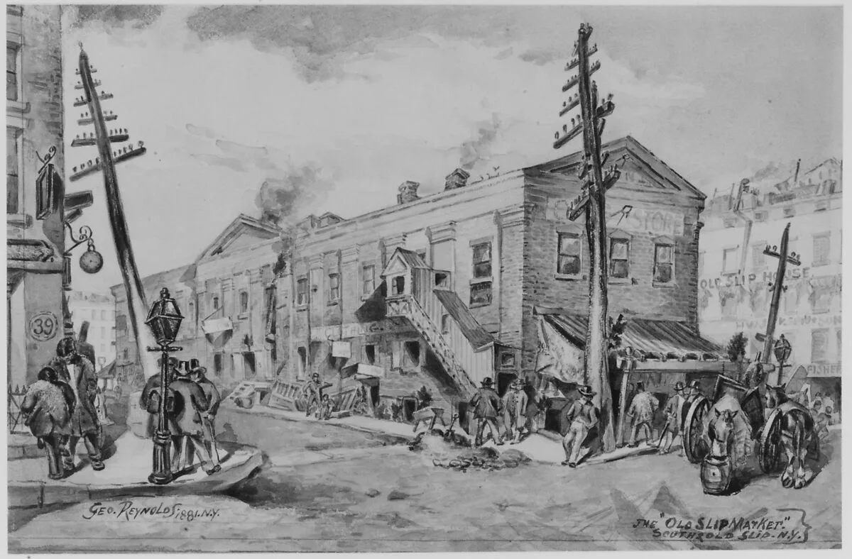 The Old Slip Market — George Reynolds
