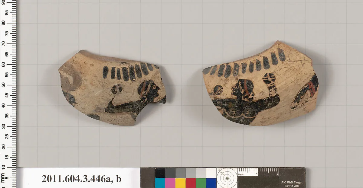 Terracotta fragments of a neck-amphora (jar) — Unknown