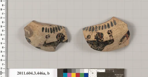 Terracotta fragments of a neck-amphora (jar)