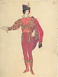 Costume Design for Male Dancer — Mstislav Dobuzhinsky