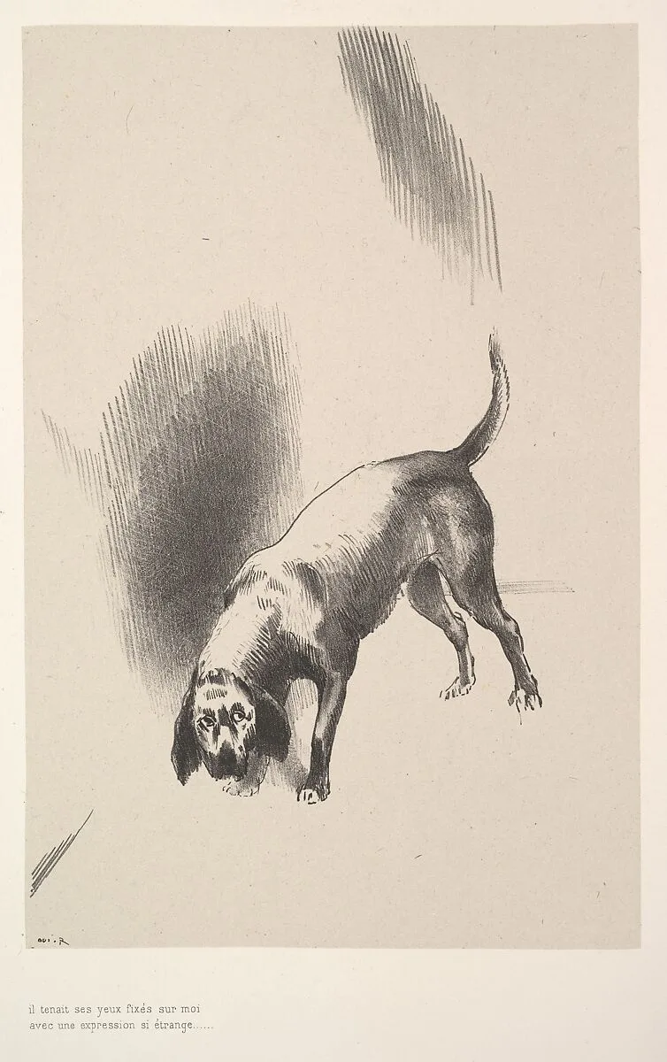 He fixed his eyes on me with an expression that was so strange — Odilon Redon