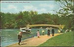 Lake and Bridge, Central Park, New-York.
