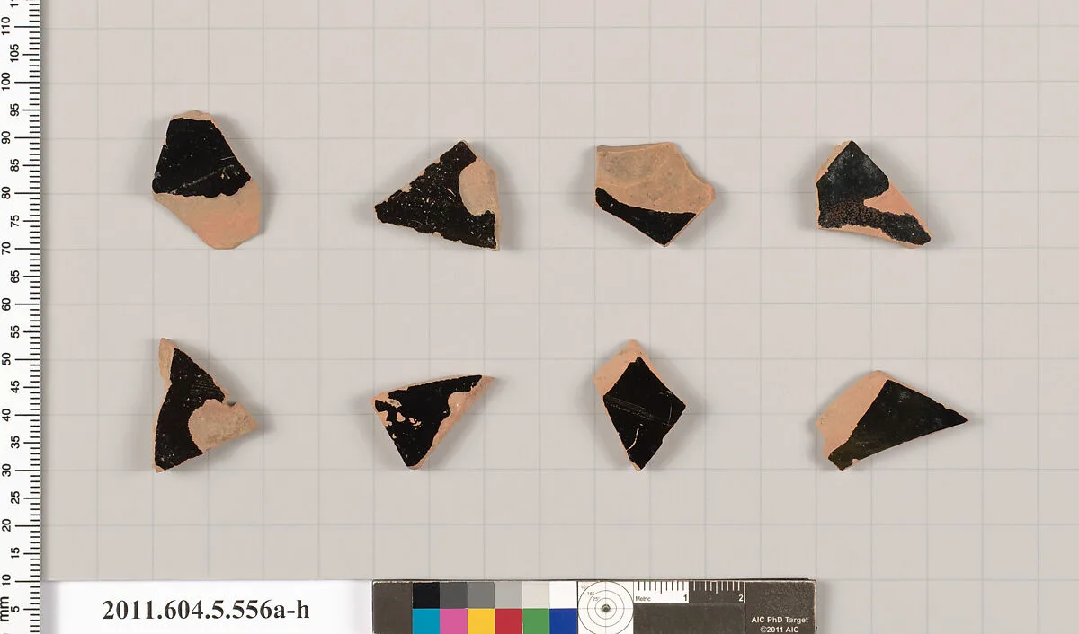 Terracotta fragments of kylikes (drinking cups) — Unknown