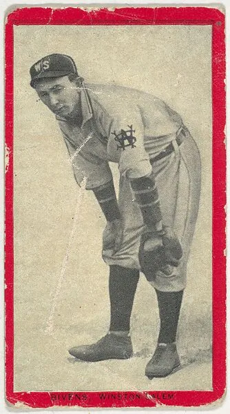 Bivens, Winston-Salem, Carolina Assocation, from the Baseball Players (Red Borders) series (T210) issued by Old Mill Cigarettes — Old Mill Cigarettes, Virginia