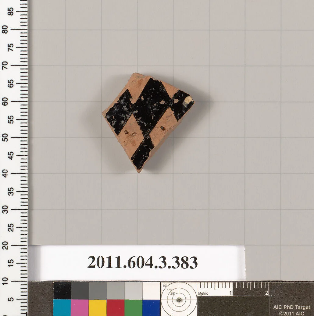 Terracotta fragment of a neck-amphora (jar) — Unknown
