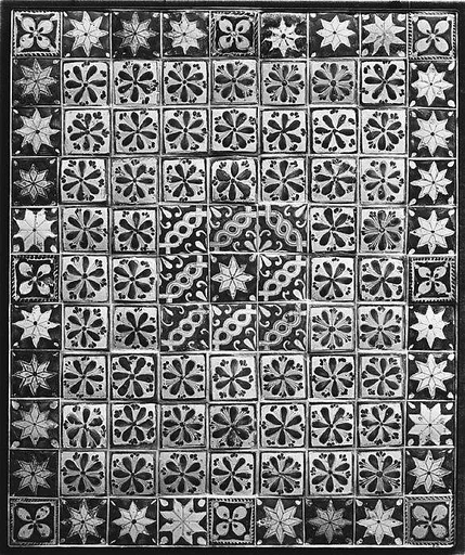 Panel of tiles (99)
