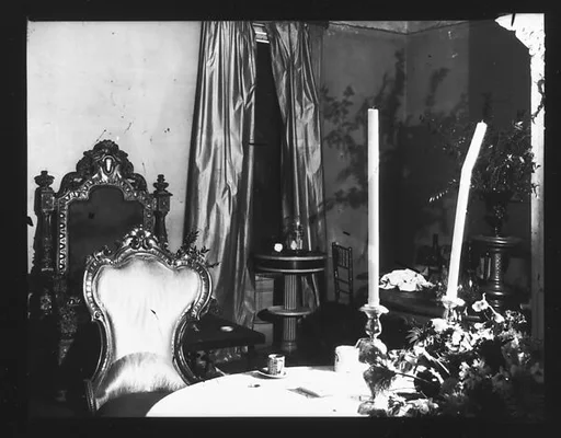 [Table Setting and Chairs in Muriel Draper's Apartment, New York City]