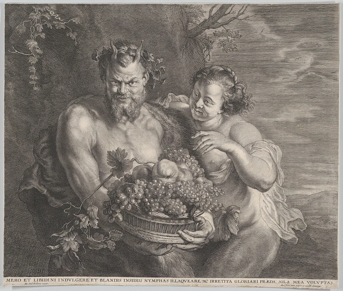 Satyr and Bacchante — Peter Paul Rubens|Alexander Voet II