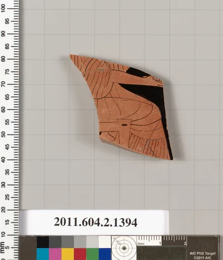 Terracotta fragment of a skyphos (deep drinking cup)